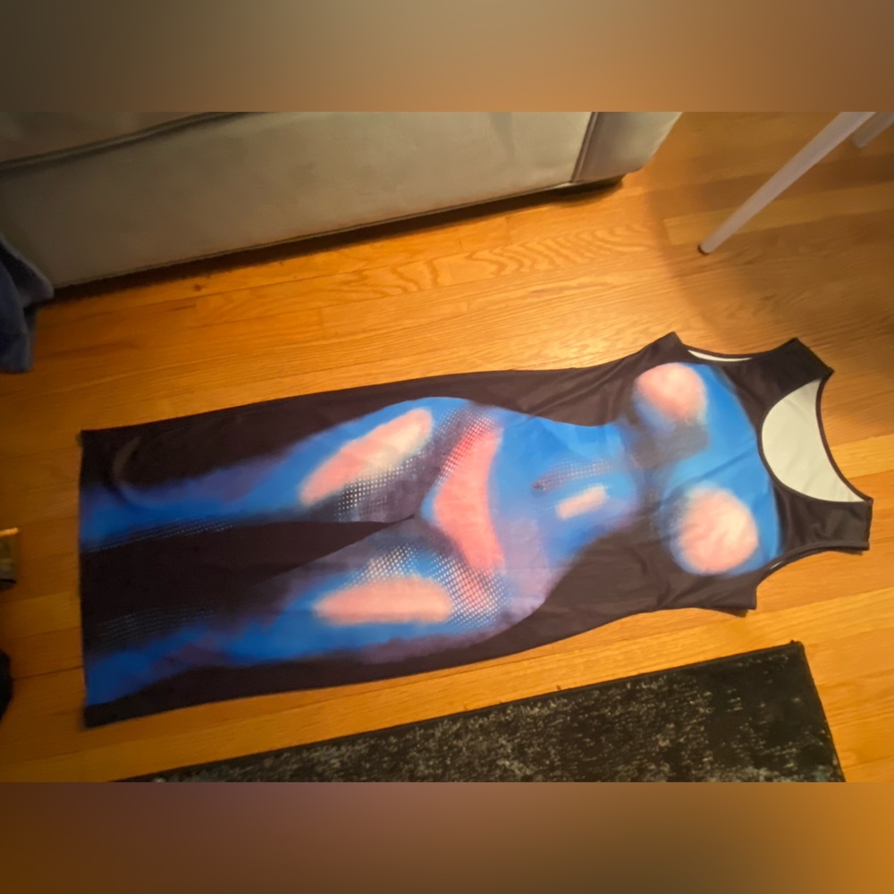 Body con body printed dress